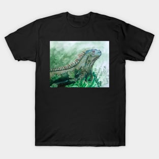 Iguana Painting T-Shirt